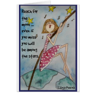 Cartão Alcance para a lua