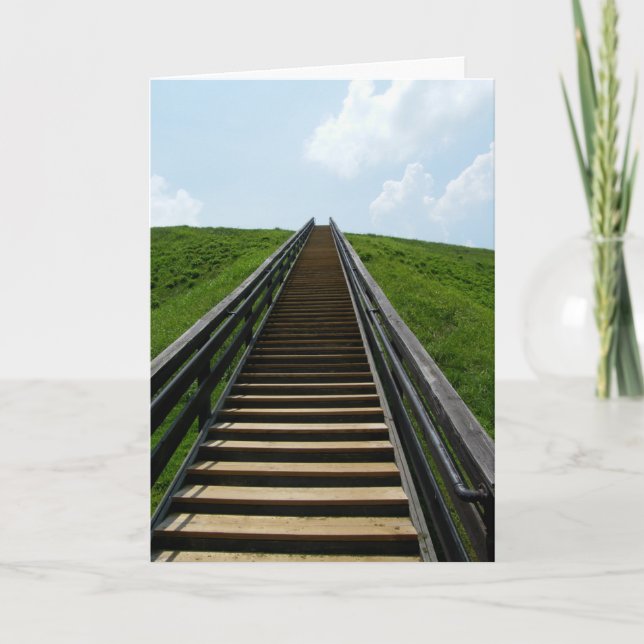 Cartão Alcance para o céu (Frente)