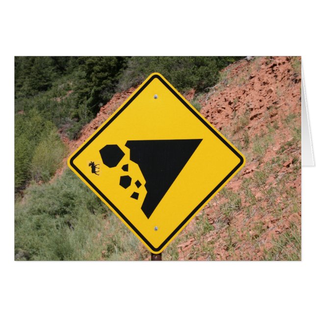 Cartão Alces de queda (Frente Horizontal)