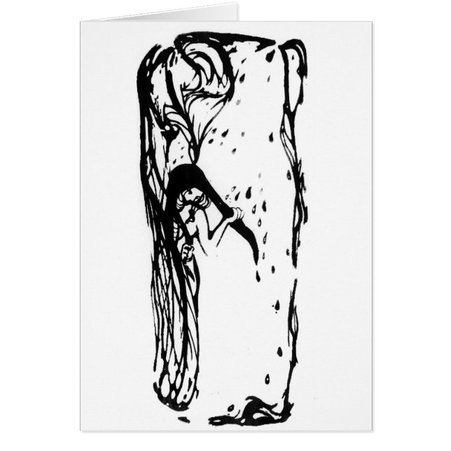 Cartão Alcova chuvosa (Frente)