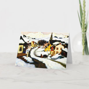 Cartão Aldeia na Montanha Laurentiana