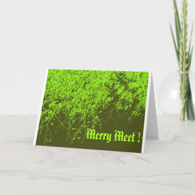 Cartão alegre da reunião (Frente)