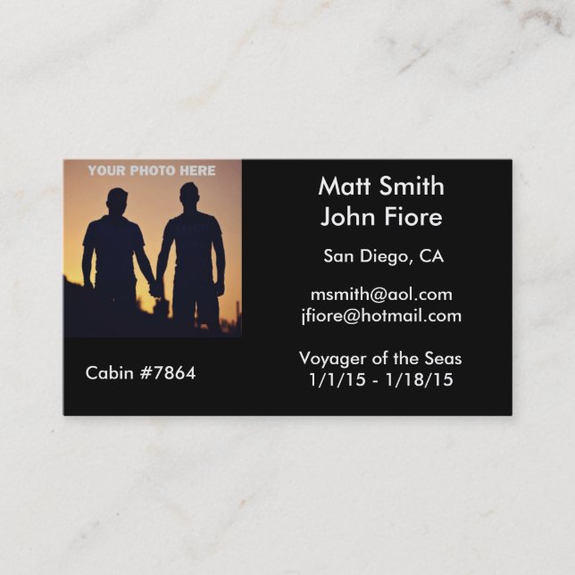 Cartão alegre do cruzeiro (Frente)