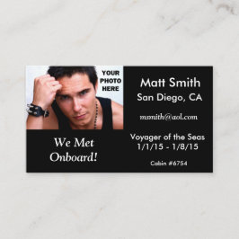 Cartão alegre do cruzeiro