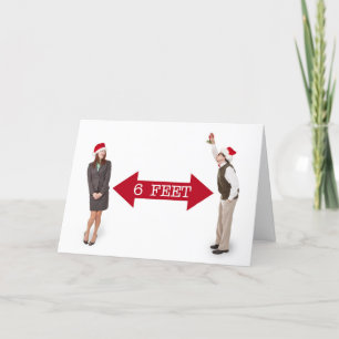 Cartão Alegre Natal Visgo Pessoas Coronavírus Humor