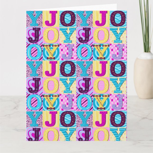 Cartão Alegria dos anos 90 (Frente)