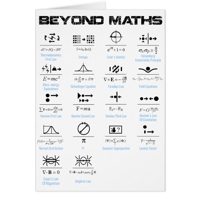 Cartão Além da Matemática (Frente)
