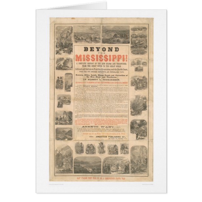 Cartão Além do Mississippi (0023A) (Frente)