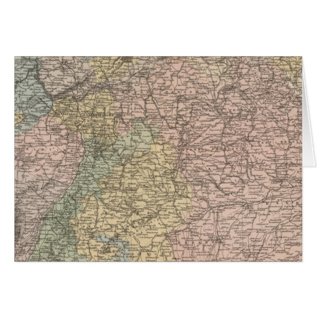 Cartão Alemanha meridional (Frente Horizontal)