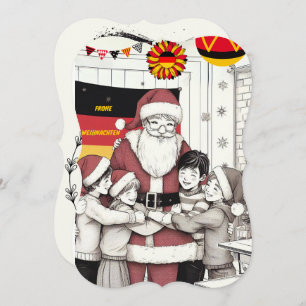 cartão alemão: Classmates Christmas