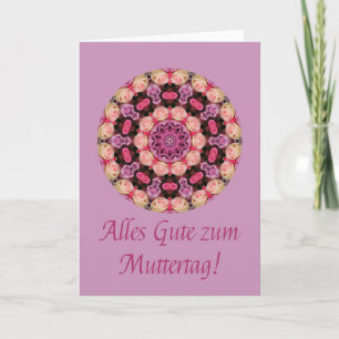 Cartão alemão Feliz Dia das Mães!