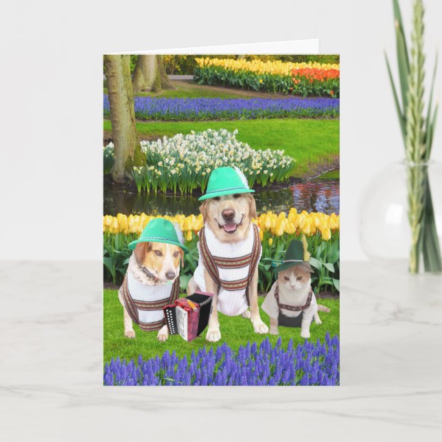 Cartão Alemão personalizável (Frente)