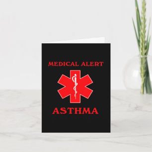 Cartão Alerta médico asma