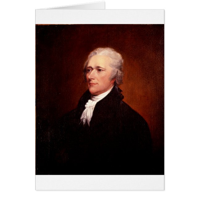 Cartão Alexander Hamilton (Frente)