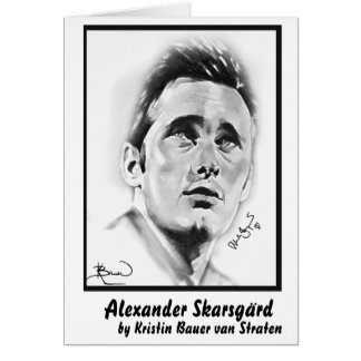 Cartão "Alexander Skarsgard" por Kristin Bauer