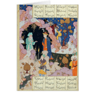 Cartão Alexander visita um eremita