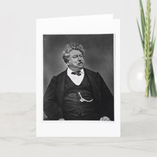 Cartão Alexandre Dumas pere (1802-70), from 'Galerie Cont