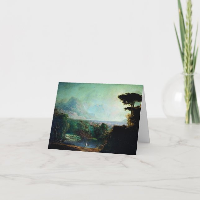 Cartão Alfa de John Martin e Arethusa (Frente)