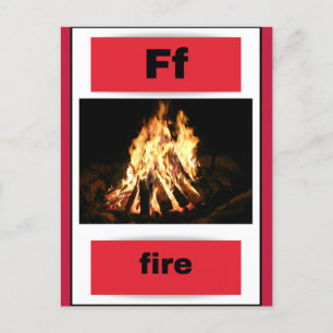 cartão alfabético (com imagem real)