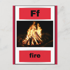 cartão alfabético (com imagem real)