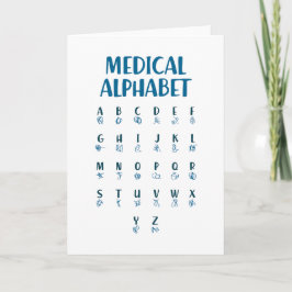 Cartão Alfabeto Médico