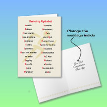 alfabeto temático de esportes do corredor