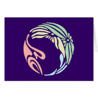 Cartão Alfaia art nouveau espécie Nouveau