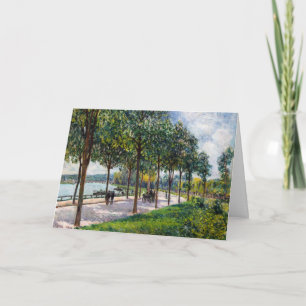 Cartão Alfred Sisley - Allee de Castanheiros