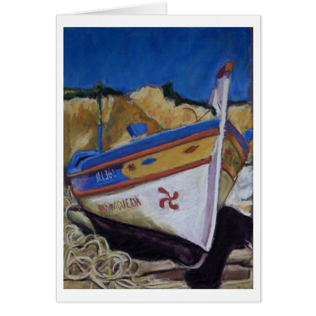 Cartão Algarve Boat (Frente)