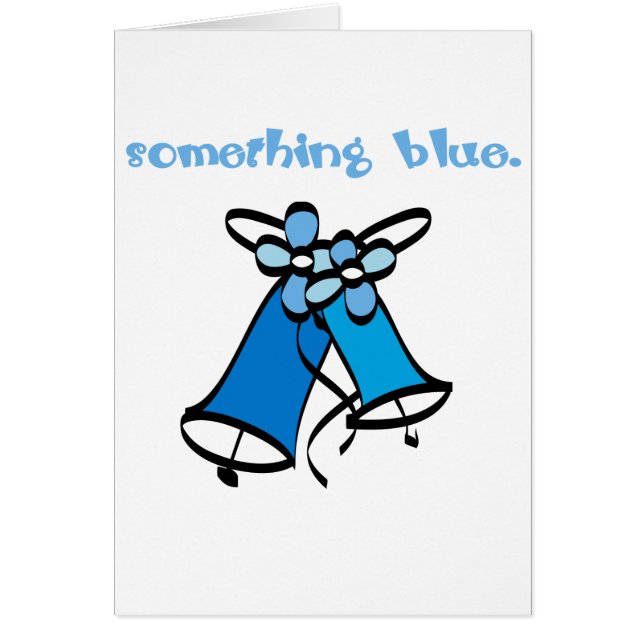 Cartão Algo Azul Bridal (Frente)