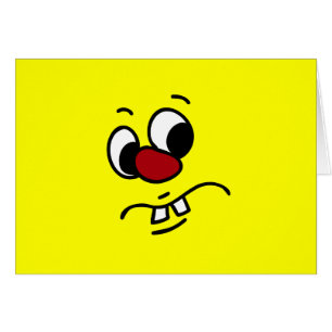 Cartão Algo cara fedido mal-humorada