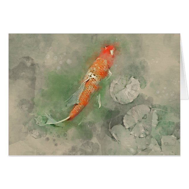 Cartão Algo Fishy (Frente Horizontal)