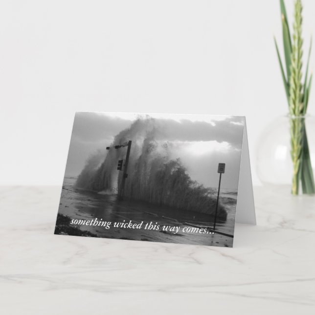 Cartão Algo mal assim vem... (Frente)