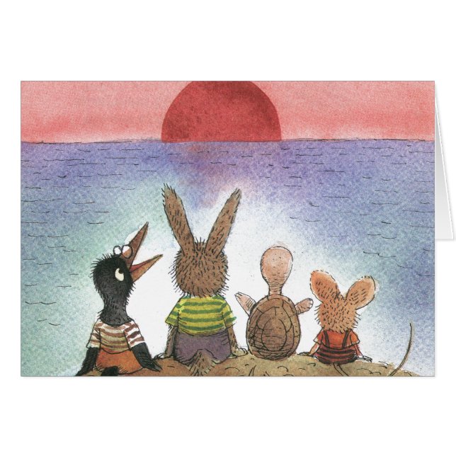 Cartão Algo Vermelho (Frente Horizontal)