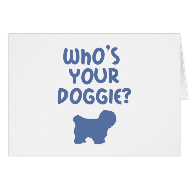 Cartão Algodão de Tulear (Frente Horizontal)