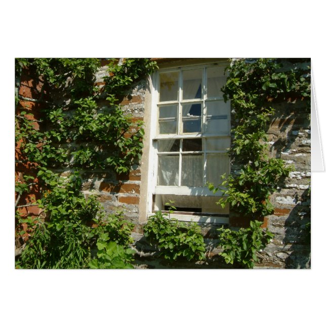 Cartão Algodão Inglês Eu Agradeço (Frente Horizontal)