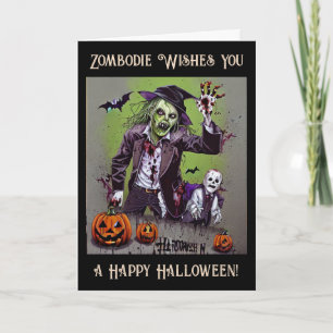 Cartão Alguém Deseja um Feliz Halloween