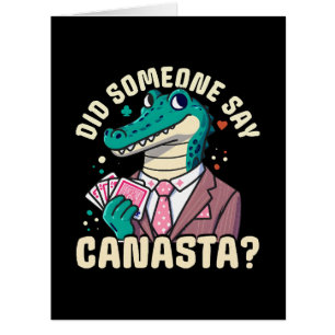 Cartão Alguém Disse Canasta?