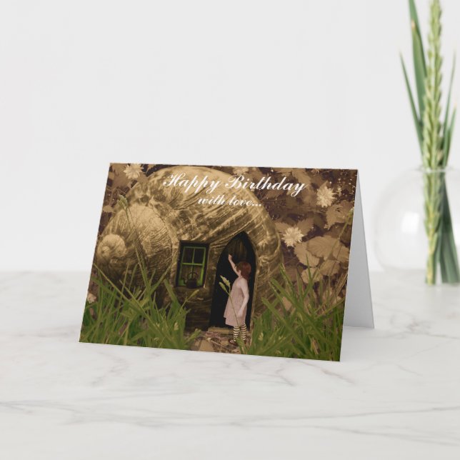 Cartão Alguém em casa? (Frente)