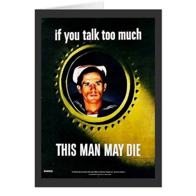 Cartão Alguém Falou (Frente)