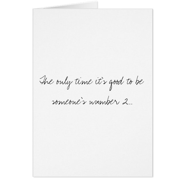 Cartão Alguém número 2 (Frente)