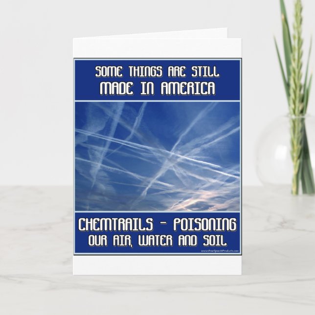 Cartão Algumas Coisas Ainda São Feitas Na América (Frente)