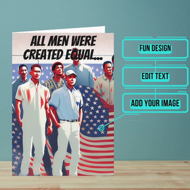 Cartão Alguns Homens Excelentes Tornaram-se Bombeiros Ani (This fun card is specifically for the firefighter friend in your life.)