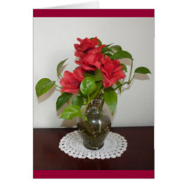 Cartão Alguns rosas