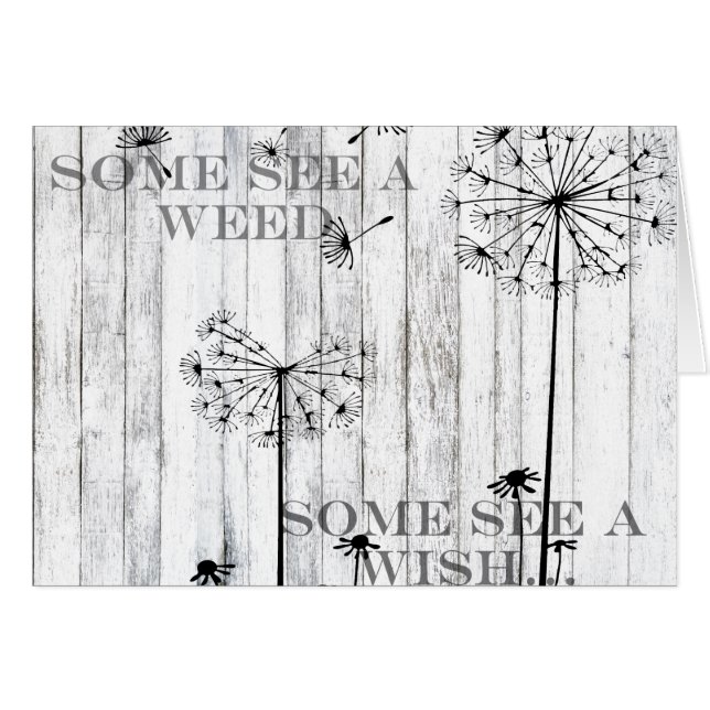 Cartão Alguns Veem Uma Febre (Frente Horizontal)