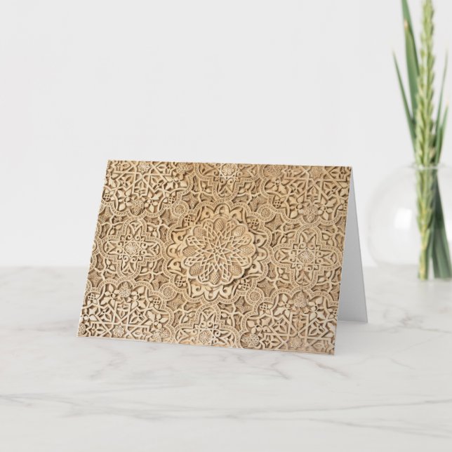 Cartão Alhambra pattern (Frente)