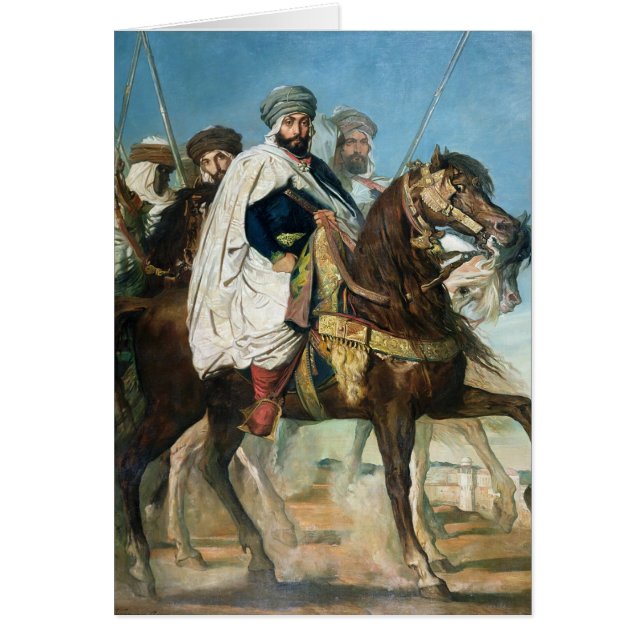 Cartão Ali Ben Ahmed, última califa de Constantim (Frente)