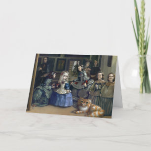 Cartão "Alice and Las Meninas" Greeting Card