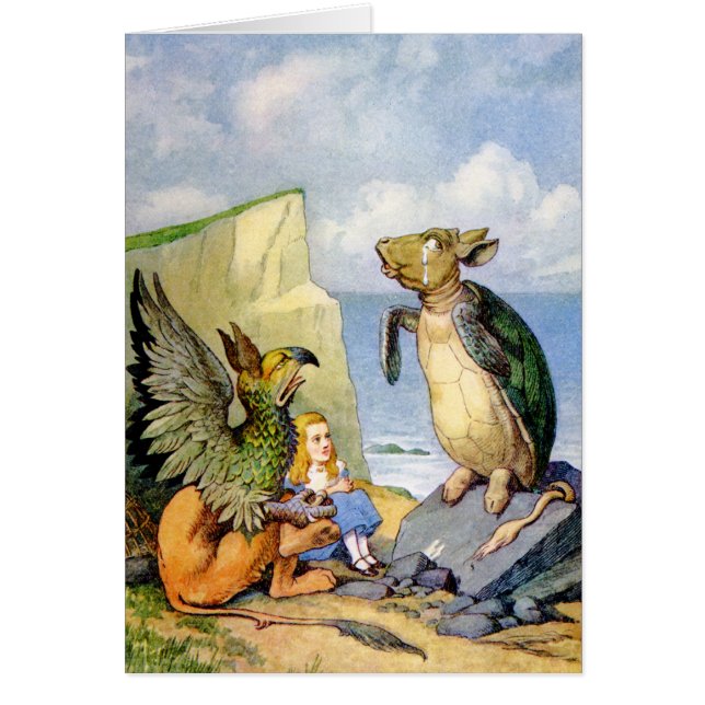 CARTÃO ALICE ESCUTOU INTENTAMENTE COMO FALOU O GRIFFIN (Frente)