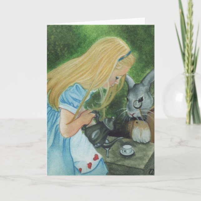 Cartão Alice in Wonderland Card (Frente)